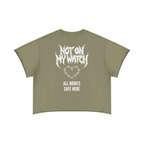 Unisex Boxy Raw Edge T-Shirt