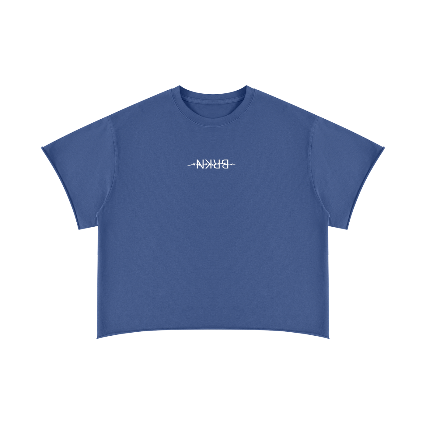 Unisex Boxy Raw Edge T-Shirt