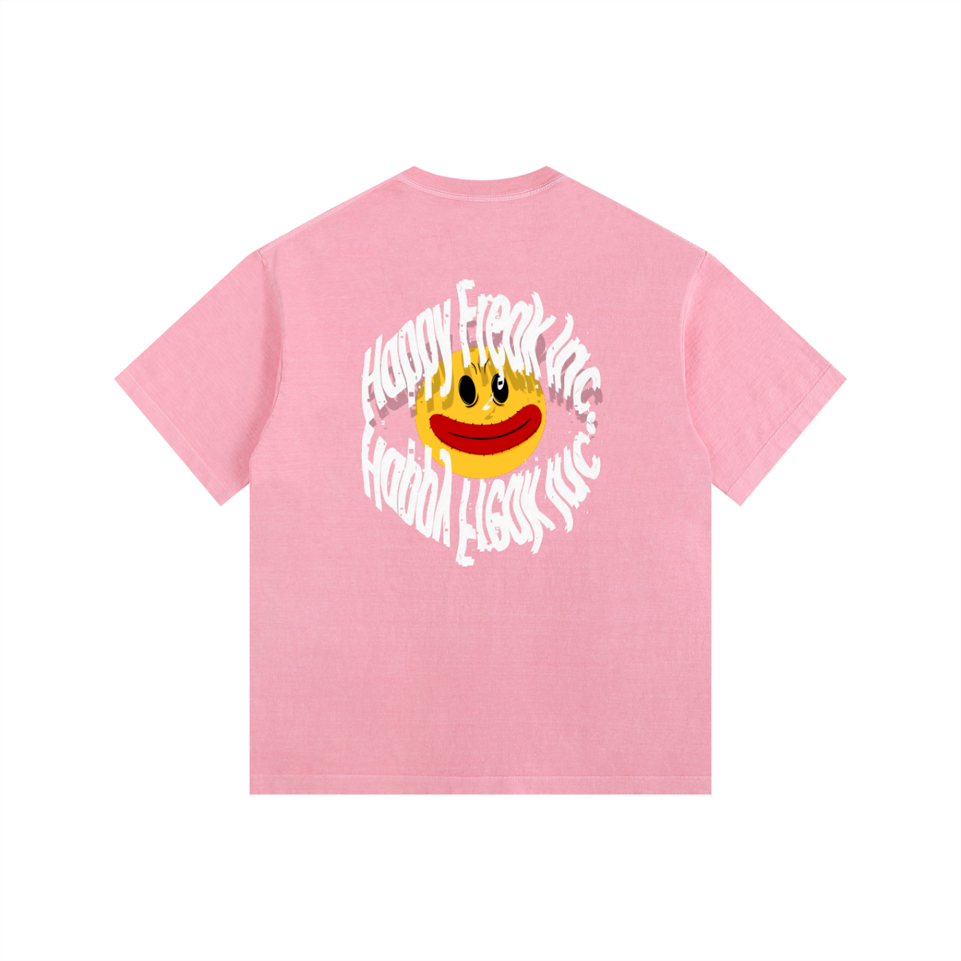 Washed Oversized Happy Freak T-Shirt