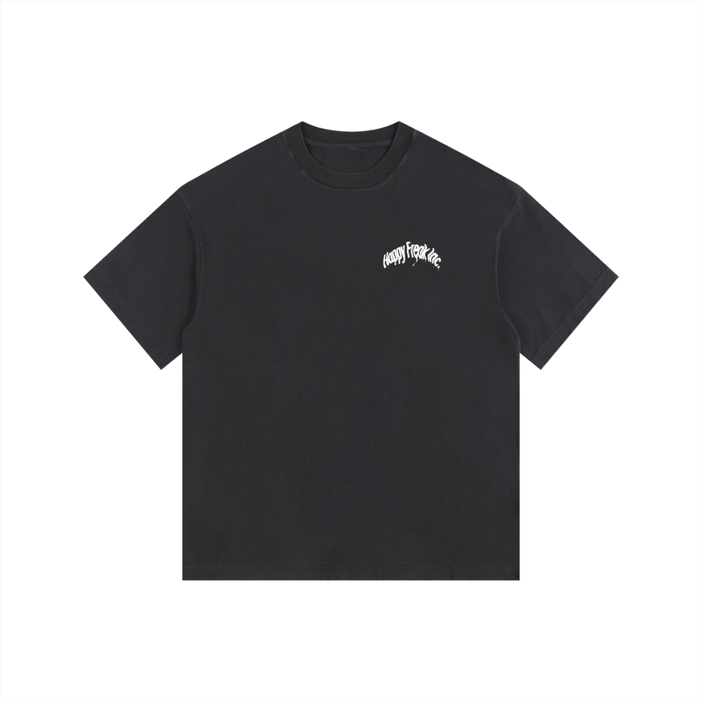 Washed Oversized Happy Freak T-Shirt
