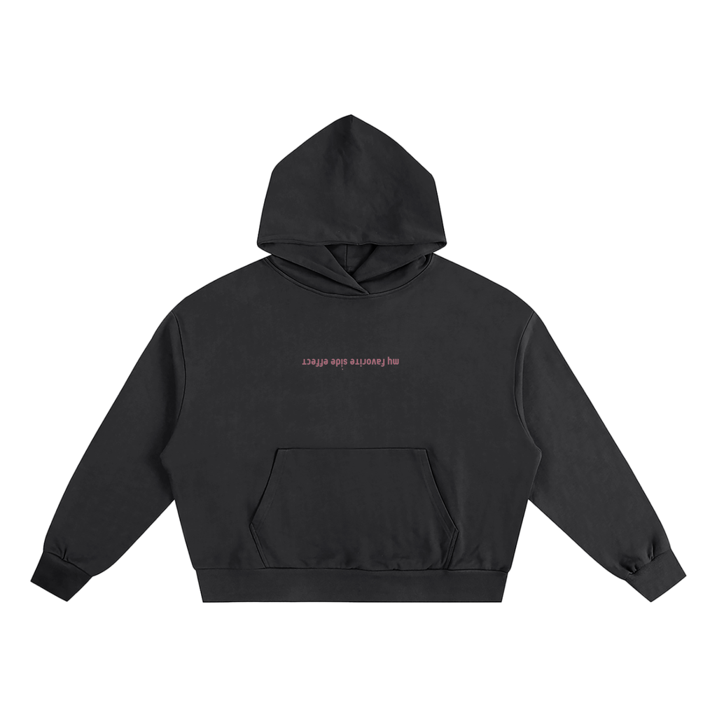 BRKN- Boxy Oversized Hoodie- Cropped