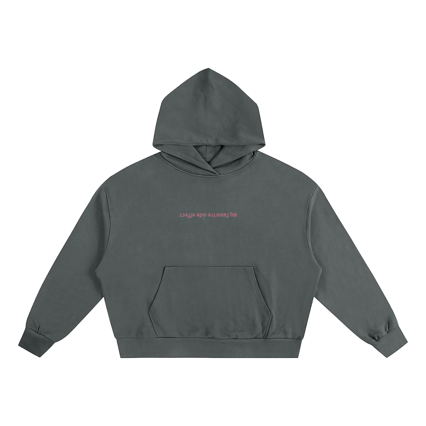 BRKN- Boxy Oversized Hoodie- Cropped