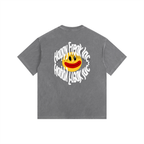 Washed Oversized Happy Freak T-Shirt