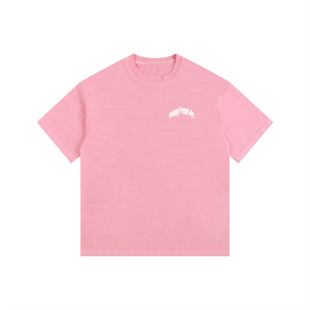 Washed Oversized Happy Freak T-Shirt
